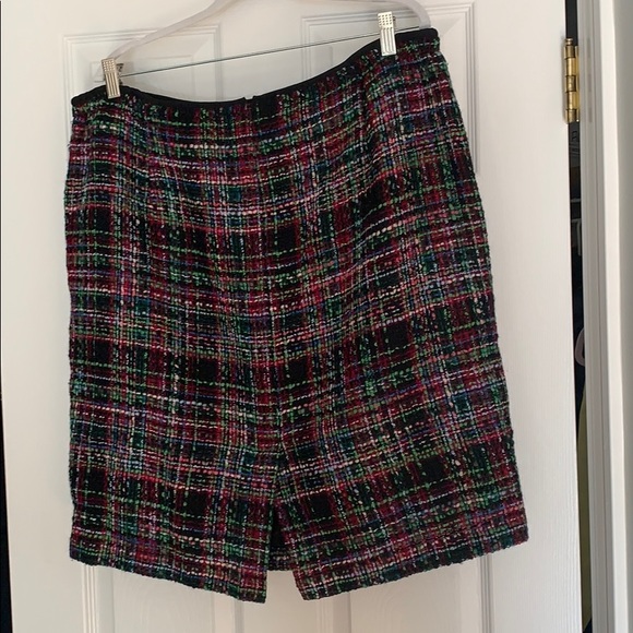 🌺TALBOTS Woman MULTICOLOR TWEED SKIRT🌺 - Picture 3 of 5